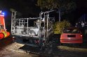 Auto 1 Wohnmobil ausgebrannt Koeln Gremberg Kannebaeckerstr P5427